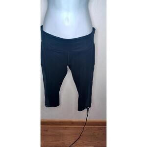 Betsey johnson black cropped legging womens M